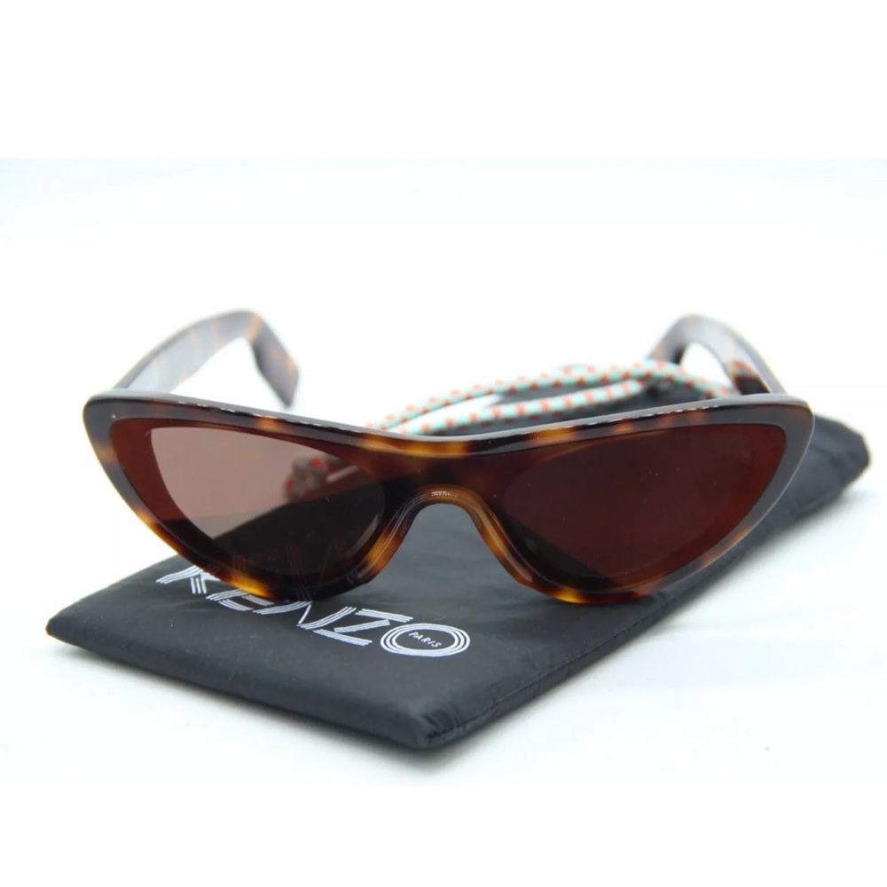 Authentic Kenzo Brown Cat Eye Sunglasses